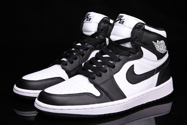 Air Jordan 1 Retro High OG AJ1 Black White - Click Image to Close