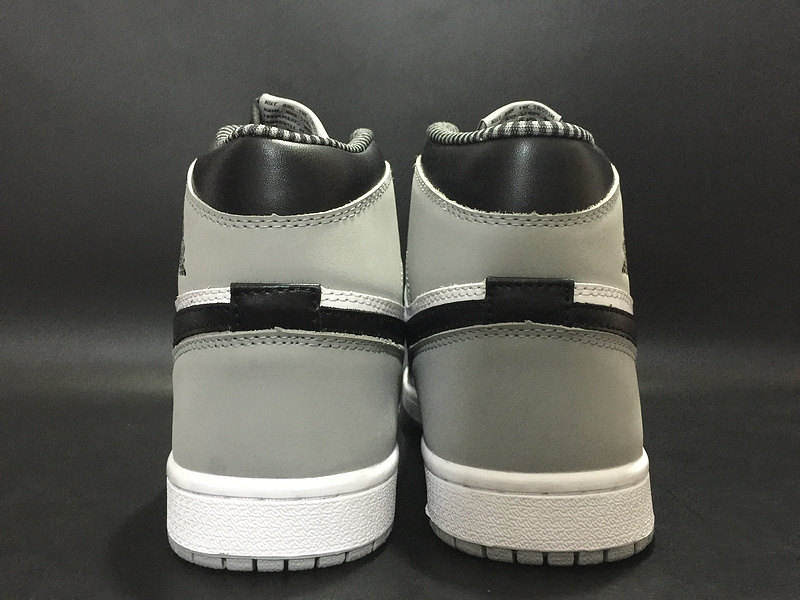 Air Jordan 1 Retro High OG Barons Black White Grey Shoes - Click Image to Close