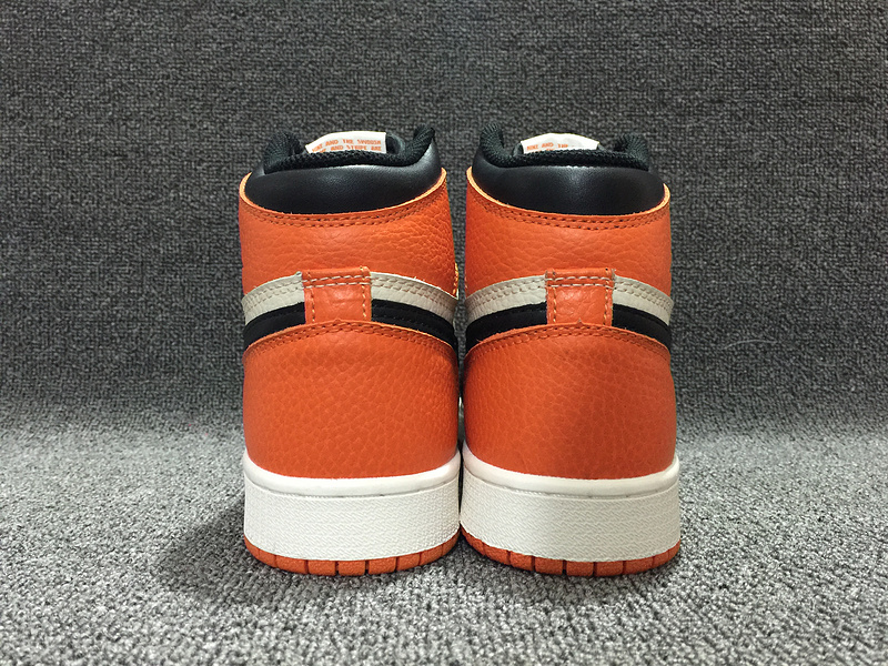 Air Jordan 1 Shattered Backboard Black Orange White - Click Image to Close