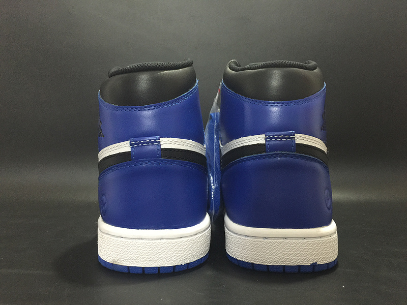 Air Jordan 1 x Fragment Design Black White Blue Shoes - Click Image to Close