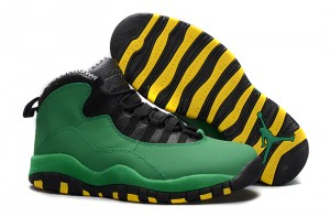 Air Jordan 10 Oregon Ducks - Click Image to Close