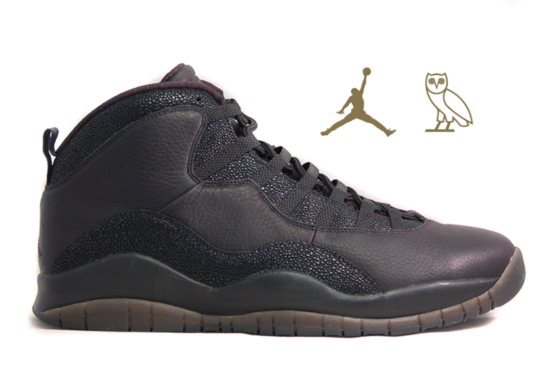 Air Jordan 10 Retro OVO Black For Sale Online