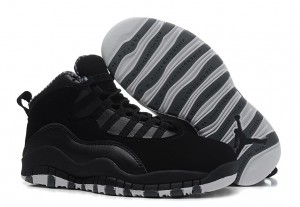 Air Jordan 10 X Retro Black White Stealth - Click Image to Close