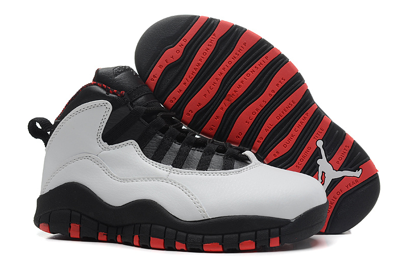 Air Jordan 10 X Retro Chicago White Varsity Red Black