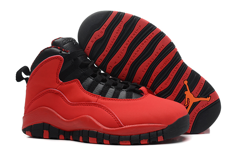 Air Jordan 10 X Retro Fusion Red Black Laser Orange For Sale Online - Click Image to Close