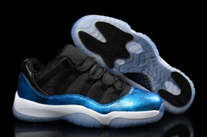 Air Jordan 11 Low Custom Blue Snake Blue Snakeskin