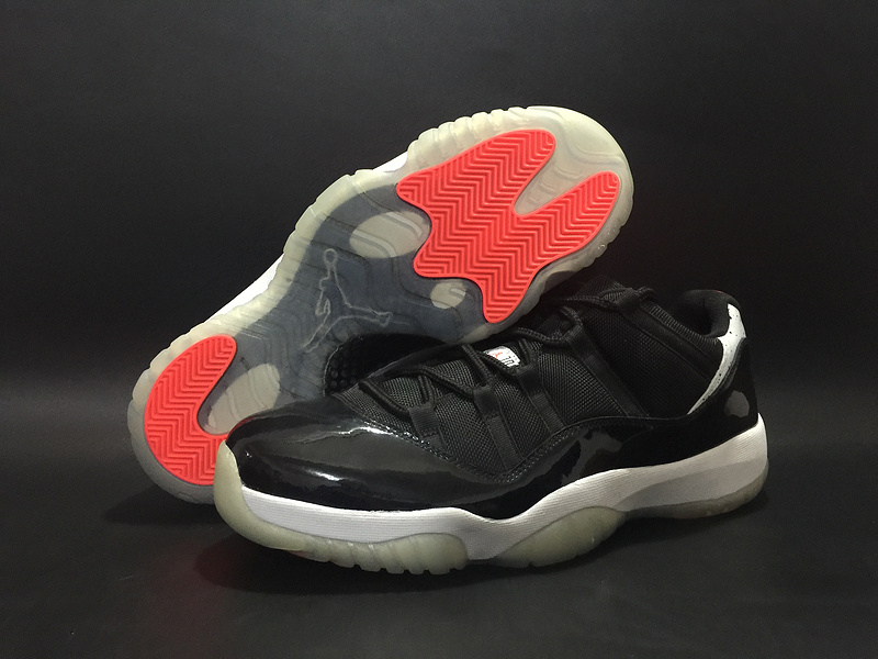 Air Jordan 11 Low Infrared Black Shoes