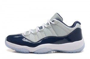 Air Jordan 11 Low Retro Georgetown 2015 Grey Mist White Midnight Navy