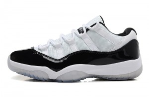 Air Jordan 11 Retro Low White Black Concord - Click Image to Close