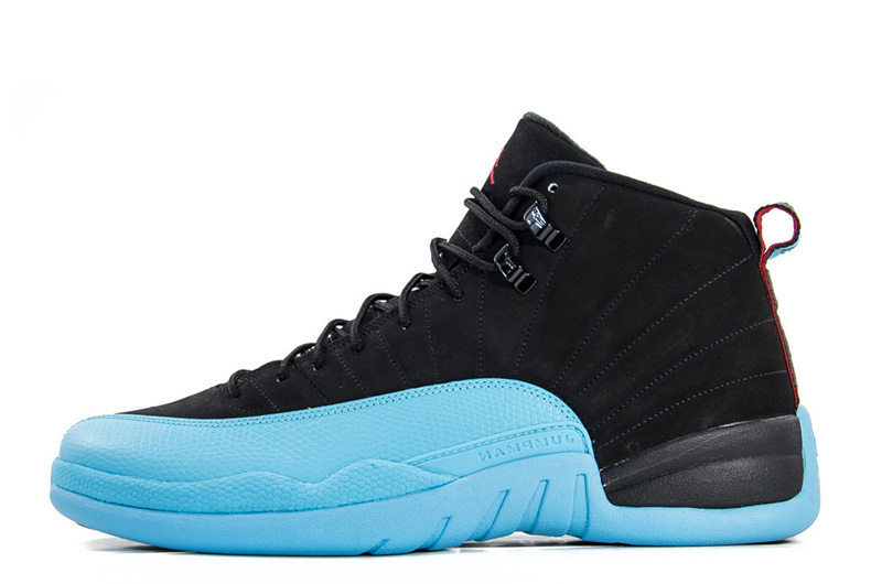 Air Jordan 12 Retro Black Gym Red Gamma Blue Online Cheap For Sale - Click Image to Close