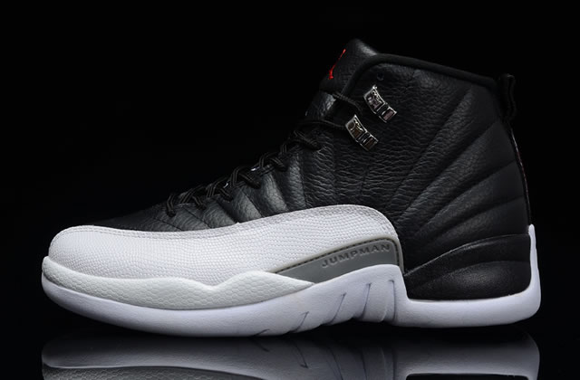 Air Jordan 12 Retro Black White - Click Image to Close