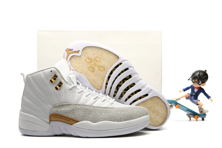 Air Jordan 12 Retro OVO White Metallic Gold White