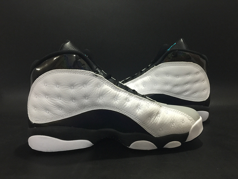 Air Jordan 13 Hologram White Black Grey Shoes