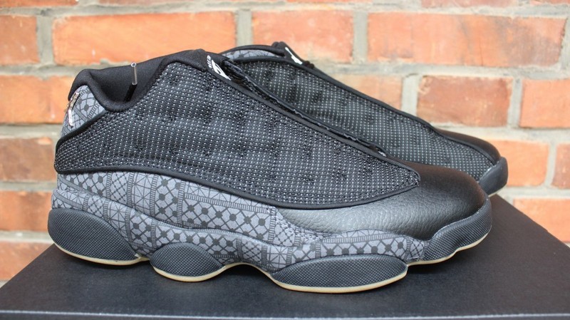 Air Jordan 13 Low Quai Black Shoes - Click Image to Close