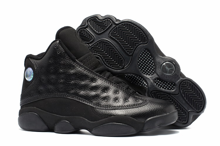 Air Jordan 13 Retro All Black - Click Image to Close