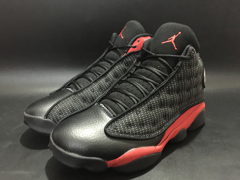 Air Jordan 13 Retro Bred Black Red Shoes