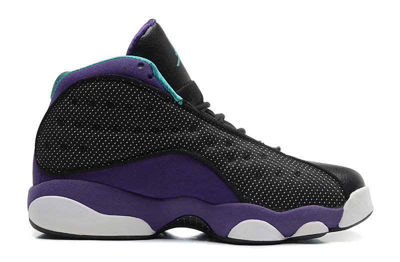 Air Jordan 13 Retro GS Grape Black Atomic Teal Ultraviolet For Sale 1