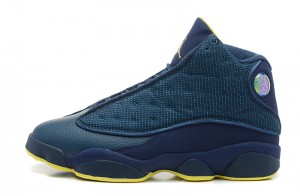 Air Jordan 13 Retro Squadron Blue Electric Yellow Black - Click Image to Close