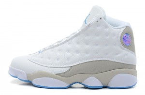 Air Jordan 13 Retro White Neutral Grey University Blue - Click Image to Close