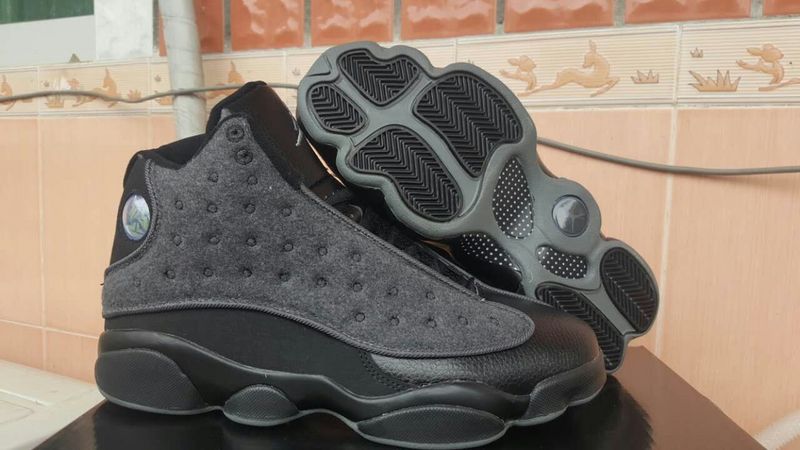 Air Jordan 13 Wool All Black