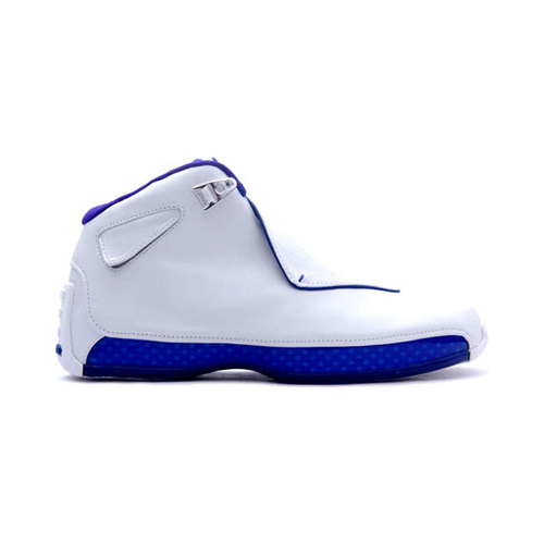 Air Jordan 18 Shroud High White Blue 395