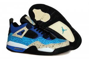 Air Jordan 4 Retro Cookie Monster Royal Blue Black White