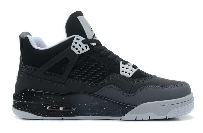 Air Jordan 4 Retro Fear Black White Cool Grey Pure Platinum For Sale - Click Image to Close