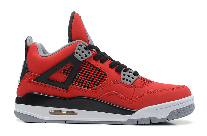 Air Jordan 4 Retro Toro Bravo Fire Red White Black Cement Grey For Sale