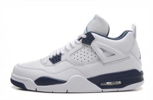 Air Jordan 4 Retro White Columbia Blue Midnight Navy 2015