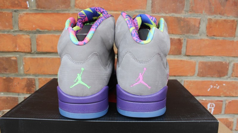 Air Jordan 5 Bel Air GS Grey Purple Shoes