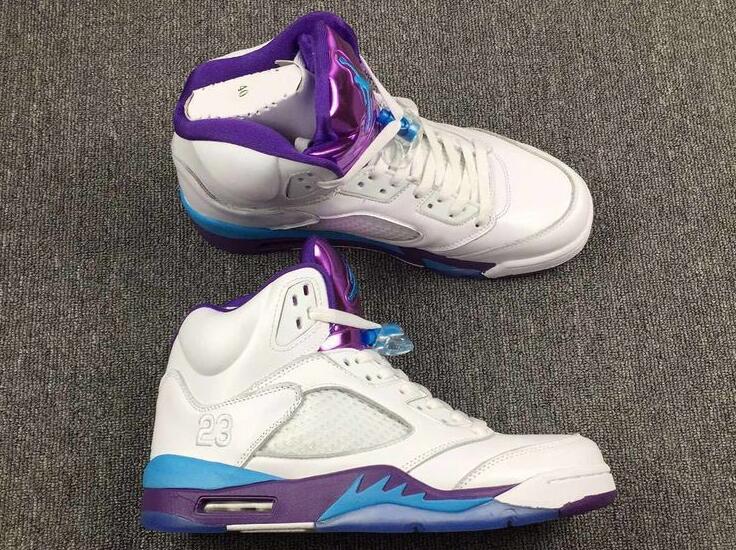 jordan 5 blue and purple