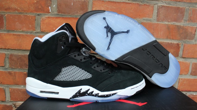 Air Jordan 5 Oreo Black Shoes - Click Image to Close