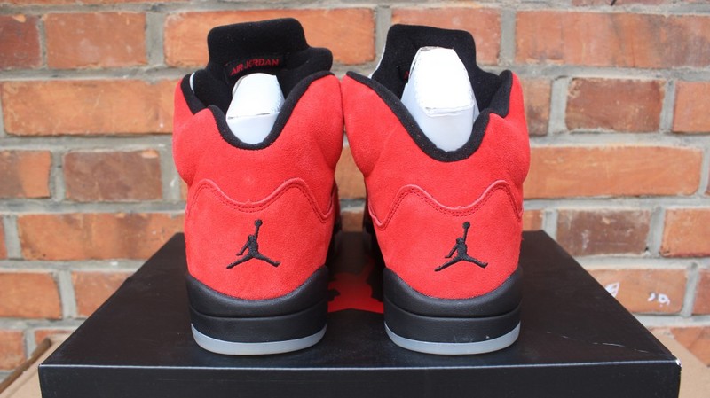 Air Jordan 5 Raging Bull Red Black Shoes