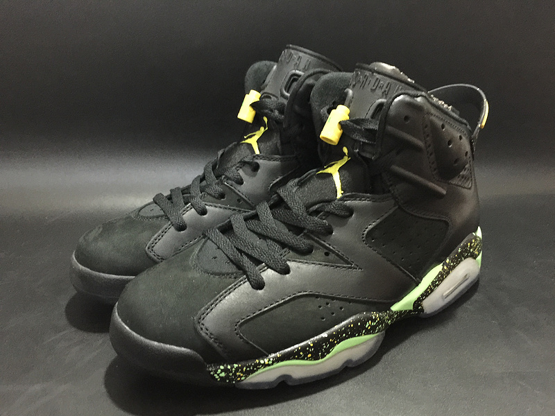 Air Jordan 6 Brazil Pack Black Green Shoes