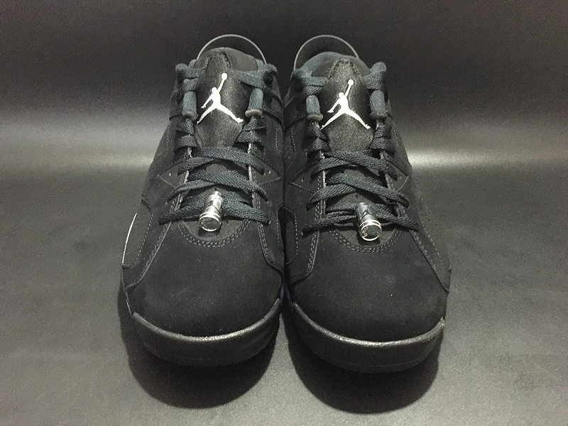 Air Jordan 6 Low Black Chrome Shoes - Click Image to Close