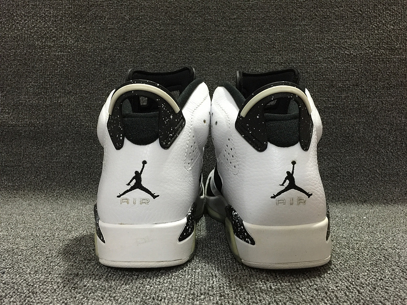 Air Jordan 6 Retro GS Oreo Black White Shoes - Click Image to Close