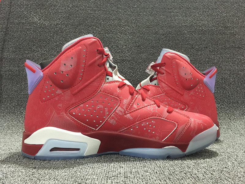 Air Jordan 6 Slam Dunk Red Shoes