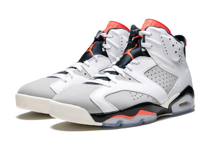 Air Jordan 6 Tinker White Infrared 23 Neutral Grey Sail Shoes - Click Image to Close