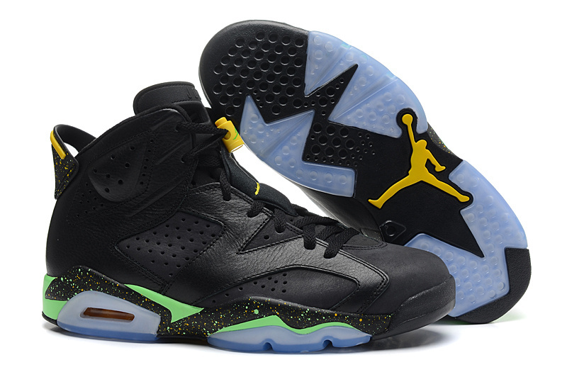 Air Jordan 6 VI Retro 2014 World Cup Black Light Lucid Green Tour Yellow For Sale - Click Image to Close