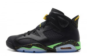 Air Jordan 6 VI Retro 2014 World Cup Black Light Lucid Green Tour Yellow