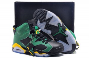 Air Jordan 6 VI Retro Black Green Apple Yellow - Click Image to Close