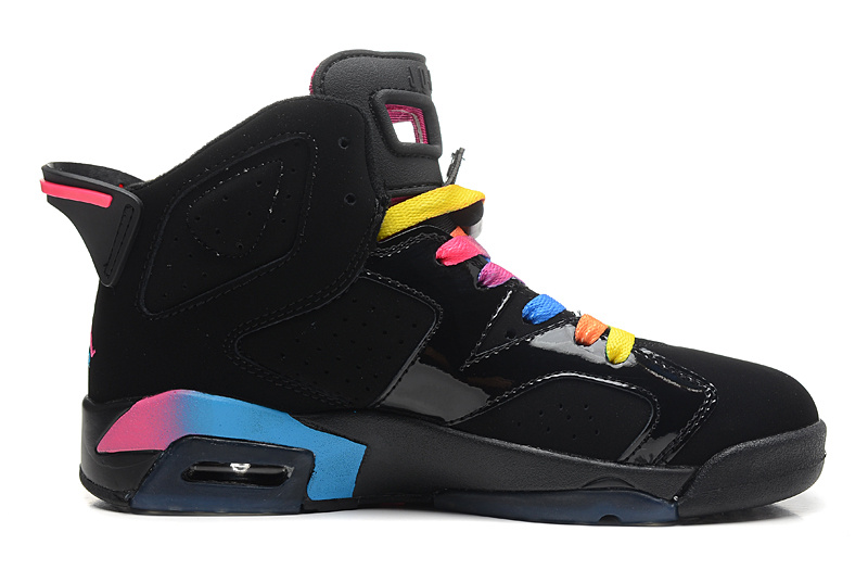 Air Jordan 6 VI Retro Black Pink Flash Marina Blue For Sale Online - Click Image to Close