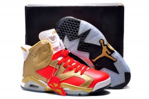 Air Jordan 6 VI Retro Gold Red Black