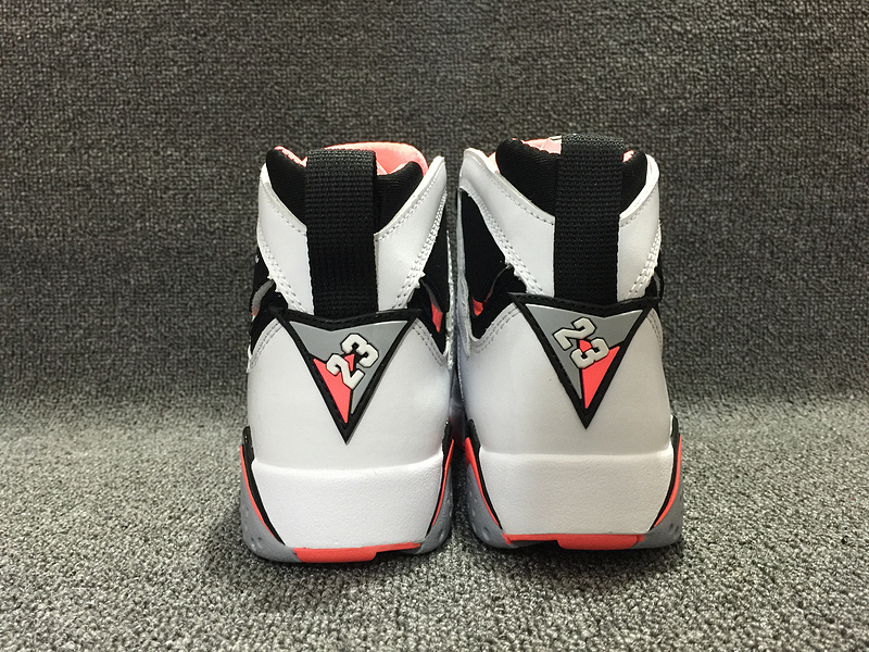 Air Jordan 7 GS Hot Lava White Black Red Shoes