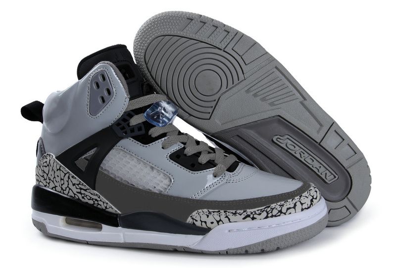 Air Jordan Spizike Grey Black - Click Image to Close