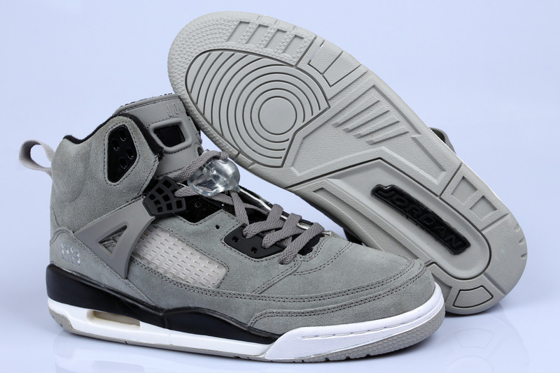 Air Jordan Spizike Wolf Grey Suede - Click Image to Close