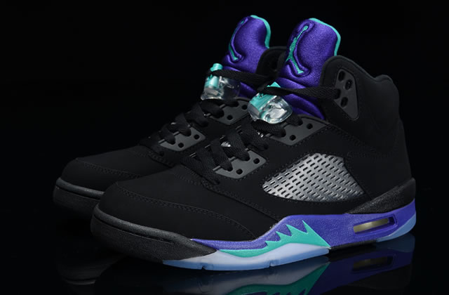 Air Jordan V 5 Retro Grape Black Purple - Click Image to Close