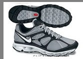 Nike Air Max 2012 Grey Black White Logo Shoes - Click Image to Close