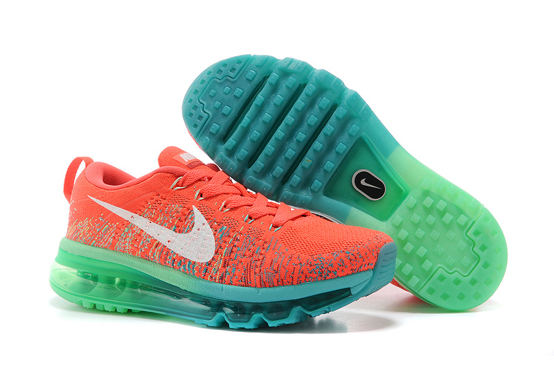 Nike Air Max 2014 Flyknit Red Blue Shoes