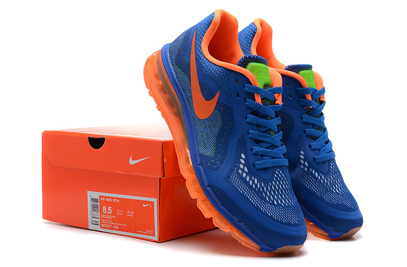 Nike Air Max 2014 Blue Orange Shoes